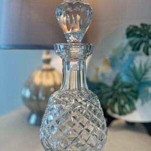 Waterford Crystal Lismore decanter with stopper 10”